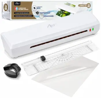 Laminator LAMART LAM-4AW1 ART, A4, laminim i nxehtë dhe i ftohtë, prerëse e integruar