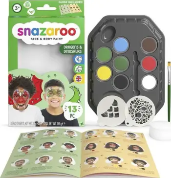 Set face painting Snazaroo Dinosaur Dragon, bojëra fytyre, për fëmijë
