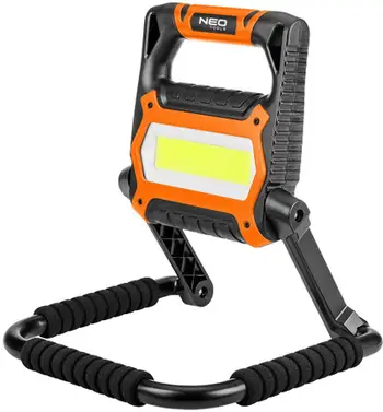 Lampë pune Neo Tools, e rikarikueshme, 1400lm, portokalli e zezë