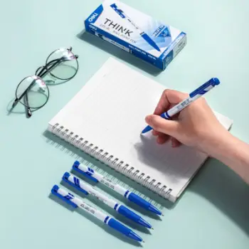 Deli Kimik Ballpoint Think Q25Bl Blue 0.7 1/12