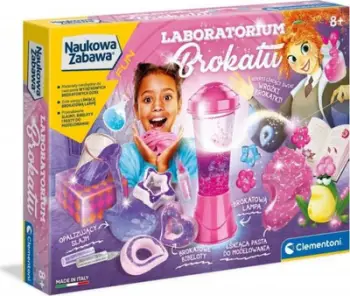 Set edukativ Lisciani Glitter Laboratory, laborator kreativ shkencor, shumëngjyrësh