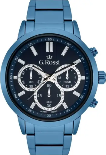 Orë dore Gino Rossi G.Rossi 10762B-6F1, kuarc, për meshkuj, e argjendtë