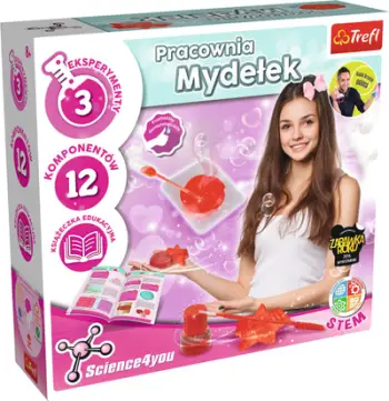 Set edukativ Trefl Soap Workshop Science 4 You, punëtori për sapun, për fëmijë 8+