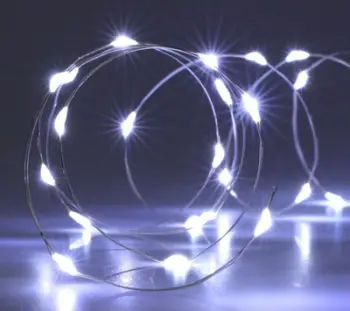 Garlandë dekorative me drita LED, 4m, 80 LED, dritë e bardhë e ftohtë