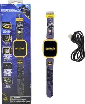 Ora inteligjente fëmijësh Lexibook Batman, ekran me prekje, kamera 720p, blu
