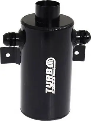 Depozitë vaji TurboWorks Oil Catch Tank, 0.75L, AN10, e zezë