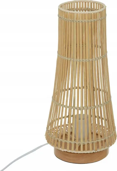 Lampë tavoline Atmosphera Bamboo, 38cm, E27 40W, bezhë - 1