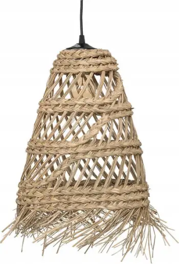 Lampë varëse Atmosphera Natural Reed, 28 cm, E27, bezhë