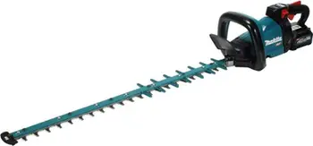 Gërshërë gardhi Makita XGT 40V, 750mm, 2x2.5Ah, blu