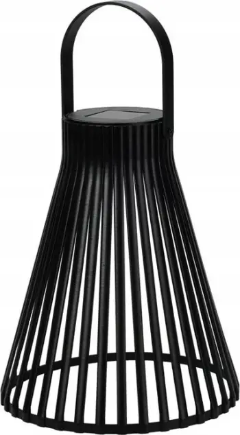 Lampë diellore LED CX2000200 për kopsht, sensor drite, e zezë
