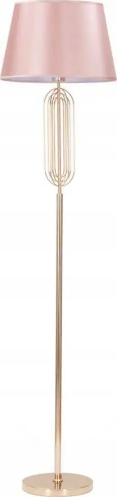 Lampë dyshemeje Mauro Ferretti Ovy, 40cm, metal, rozë