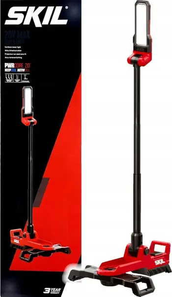 Lampe pune Skil VA1E3165CA, LED 2500lm, tripod, pa tela