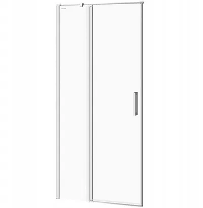 Derë dushi Cersanit Moduo Pivot, 90x195 cm, xham transparent, krom - 1