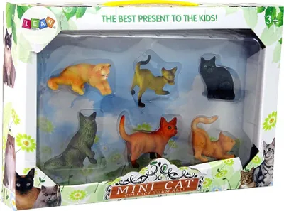 Set figure mace Pedigree Cats, plastikë, shumëngjyrëshe - 3