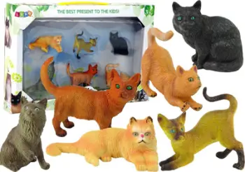 Set figure mace Pedigree Cats, plastikë, shumëngjyrëshe