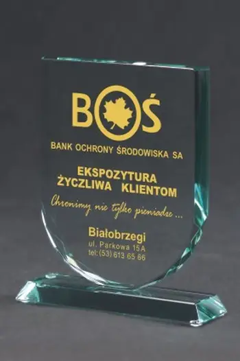 Trofe xhami i gdhendur me kasë + mbushje bojë Victoria Sport