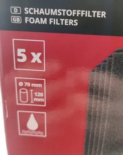 Set filtra shkumë Einhell 2351135, 5 copë - 4