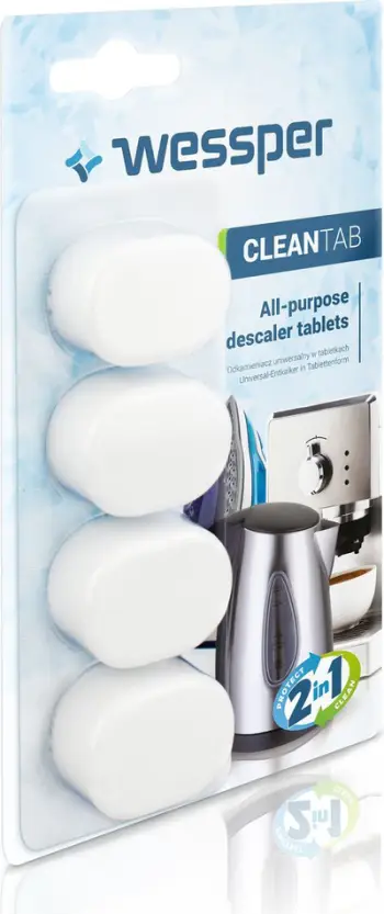 Set filtra uji Wessper AquaClear CA6903 për aparat kafeje Saeco Philips, 2 copë, me tableta descaling