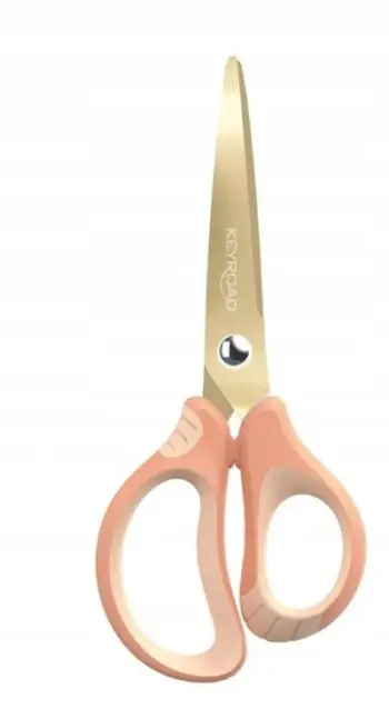 Gërshërë KEYROAD Metallic, 15.5 cm, veshje titanium, ngjyra të përziera