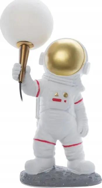 Lampë tavoline dekorative OEM Moon Astronaut AMTL, LED, 1000lm, e bardhë