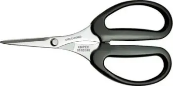 Gërshërë Knipex Kevlar 95 03 160 SB, për fibra optike, doreza plastike, argjendtë