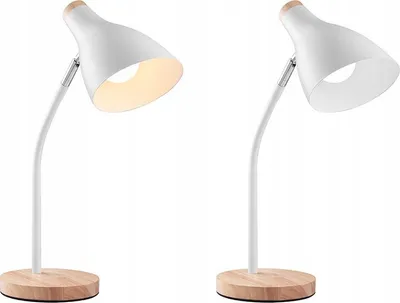 Lampë tavoline Tracer Borland, E27, deri 40W, e bardhë - 2
