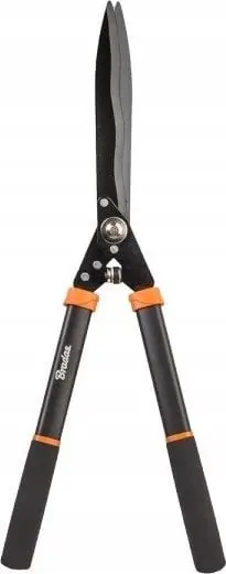 Gërshërë kopshti Bradas V-Series Wavy Hedge Shears, teh 25cm, doreza kundër rrëshqitjes