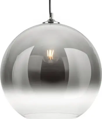 Lampë varëse Present Time Bubble, xham, E27 40W, krom