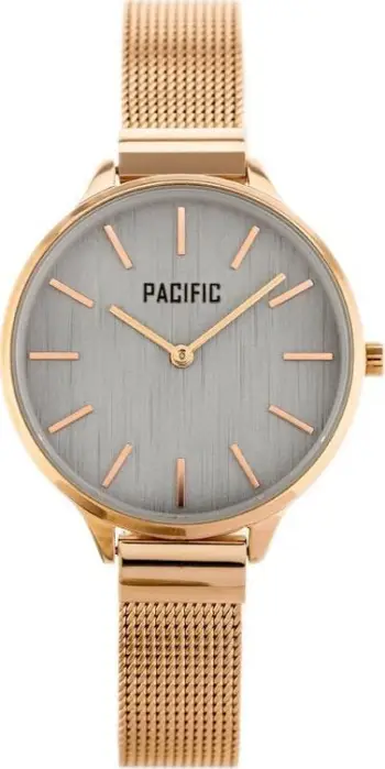 Orë dore për femra Pacific X6094, mekanizëm quartz, metal, rozë e artë