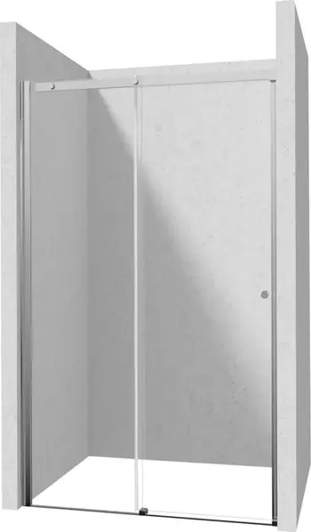 Derë dushi Deante, rrëshqitëse, 160 cm, xham transparent