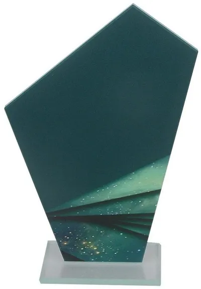 Trofe xhami Tryumf Glass Trophy QG06, transparent - 1