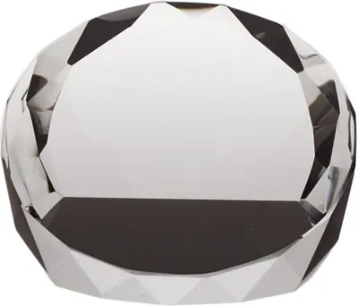 Trofe xhami Tryumf Glass Trophy T027, kristal dekorativ, transparent - 1