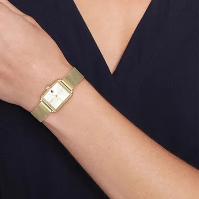 Orë dore për femra Tommy Hilfiger Tea, e artë - 4