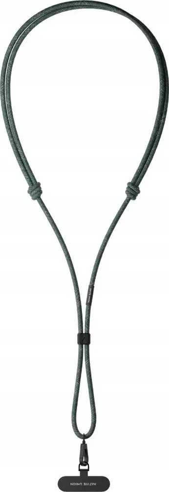 Lanyard crossbody për telefon Native Union City Sling, i rregullueshëm, poliester i ricikluar, gri jeshile