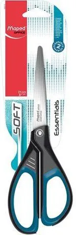 Gërshërë Maped Essentials Soft, 21cm, doreza ergonomike, gri - 1