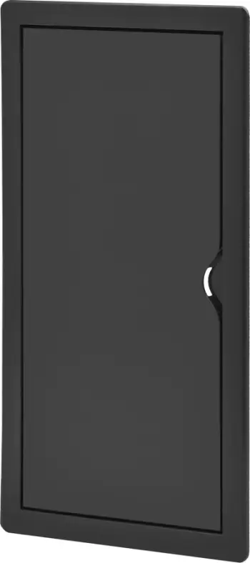 Derë inspektimi plastike Virone ID-15/30/B, 15x30 cm, ABS, e zezë