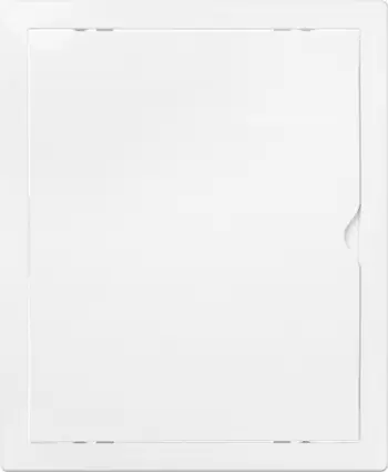 Derë inspektimi plastike Virone ID 25x30 cm, ABS, e bardhë
