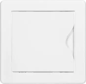 Derë inspektuese me kapak ABS, 10x10 cm, e bardhë