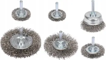 Set furça rrotulluese Yato YT-47593, INOX, bosht 6mm, 6 copë