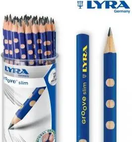 Laps grafiti Lyra Groov Slim HB, tuba 48 copë, blu natyral