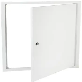 Derë inspektimi Revision Door 300x400, me bravë, e bardhë