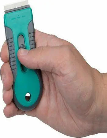 Gërvishtës Wolfcraft, plastikë dykomponentëshe, teh metalik 38mm, portokalli
