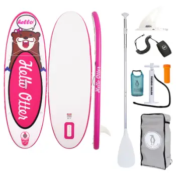 Dërrasë SUP fëmijësh FunWater Tuxedo Sailor, 240×76×10 cm, fryrëse, rozë