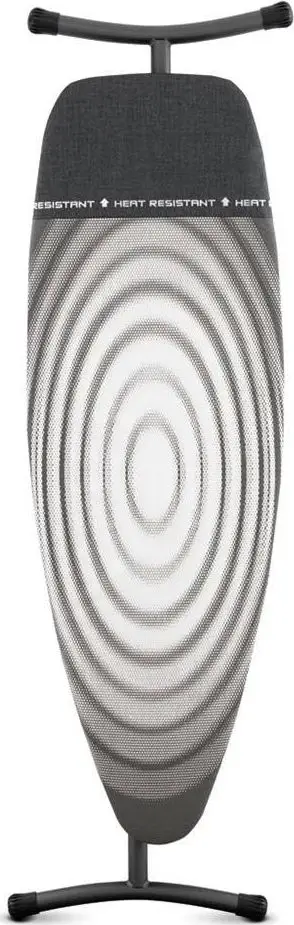 Dërrasë hekurosjeje Brabantia Ironing Board D Titan Oval, kornizë çeliku, e zezë