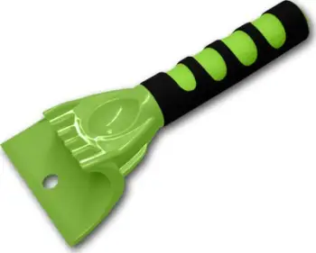 Gërvishtëse xhami makine Bradas ICE1443, 9.5 cm, dorezë shkumë, e gjelbër