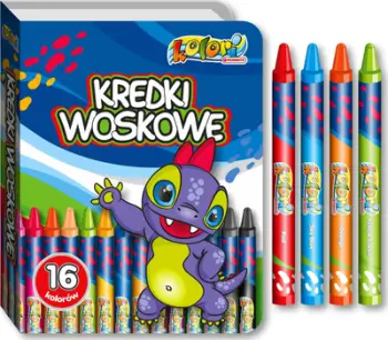 Lapsa dylli Penmate Premium Kolori Dino, set 16 ngjyra
