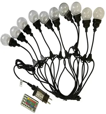 Girlandë dekorative LED Domoletti BDG50-10-5T, RGB, shumëngjyrëshe