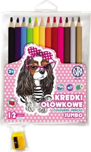 Lapsa me ngjyra Astra Puppies, 12 ngjyra, me mprehëse