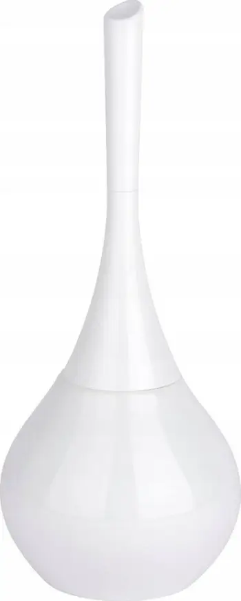 Set furçe tualeti Wenko Flask, qeramikë, e bardhë
