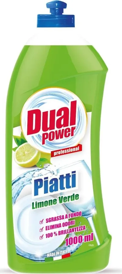 Detergjent enësh Dual Power Piatti Limone, lëng, 1L - 1